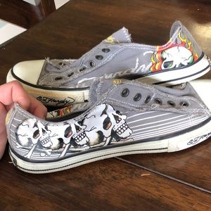 Ed hardy low top shoe